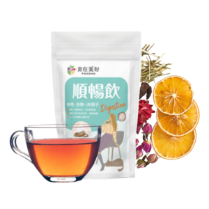 【台灣製】【食在美好】順暢飲4.5gx10入 柳丁 陳皮 仙楂 洛神決明子 玫瑰 白鶴靈芝 甜菊 果乾茶漢方養生茶包