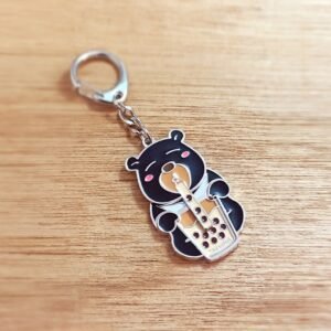 Ruyi 趣玩台灣吊飾-珍奶黑熊