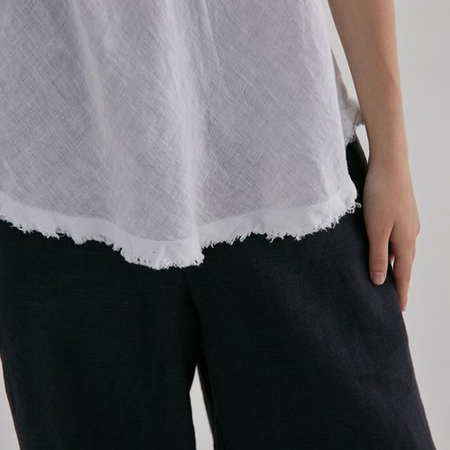 【預購】抽鬚雙V領背心 - - Image 4