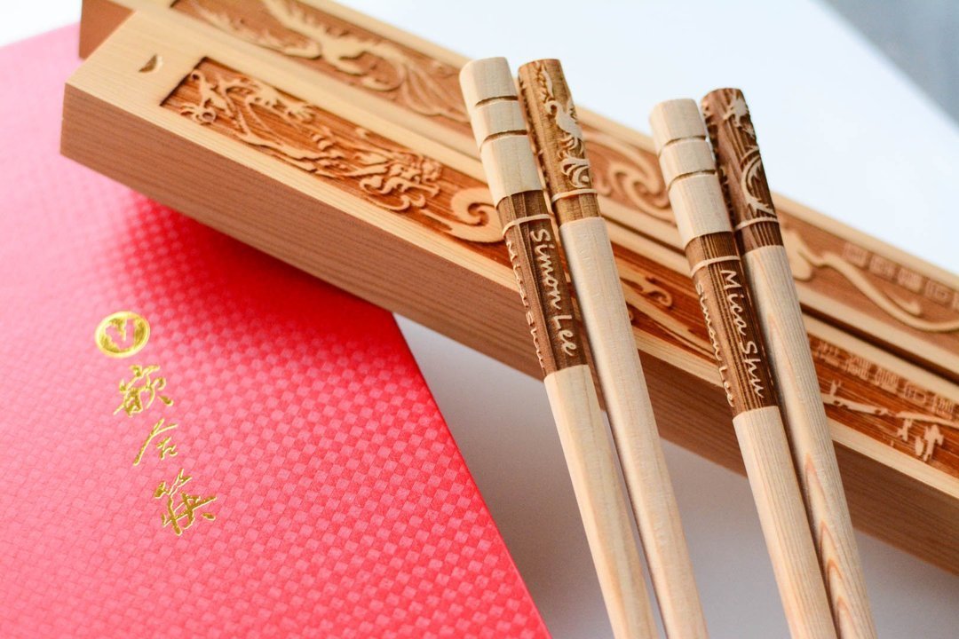 龍鳳呈祥箸定今生 婚禮禮物 象徵永恆愛情與家的牽絆 - Image 2