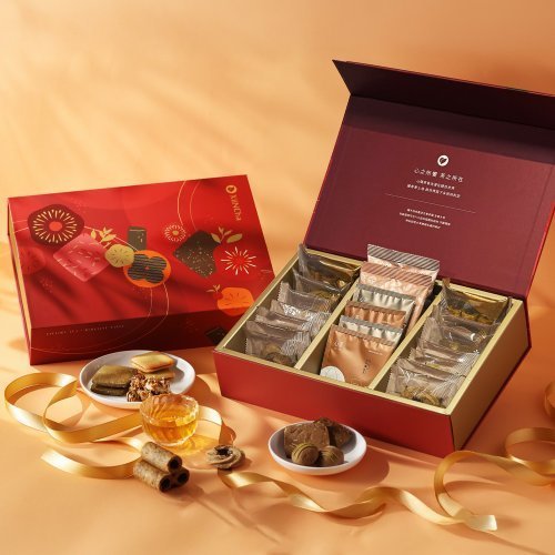 端午禮盒 | 伴手禮盒 磁吸精裝 茶點╳茶包20入