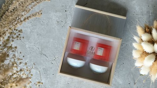 茶韵滿杯 (烏龍+金萱+綠色結晶釉對杯) - Image 2