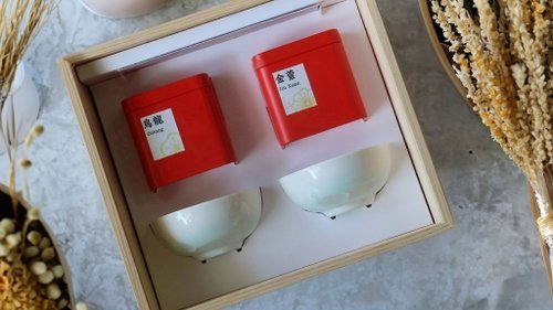 茶韵滿杯 (烏龍+金萱+綠色結晶釉對杯) - Image 3