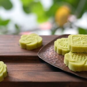 翠玉綠豆糕(15入) x 2盒【為可提式外盒,恕不附贈紙袋】