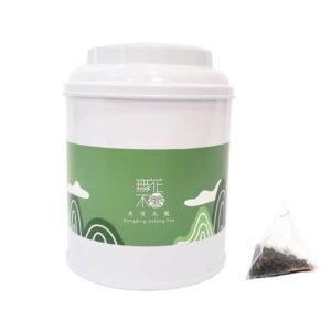【無花不茶】原葉花茶系列-原味經典款:凍頂烏龍—3g三角茶包*10入圓鐵罐裝*2罐