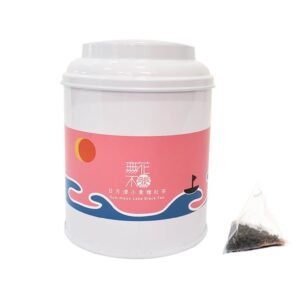 【無花不茶】原葉花茶系列-原味經典款:日月潭小葉種紅茶—3g三角茶包*10入圓鐵罐裝*2罐