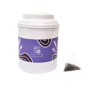 【無花不茶】原葉花茶系列-烏龍款:薰衣草烏龍—3g三角茶包*10入圓鐵罐裝*2罐
