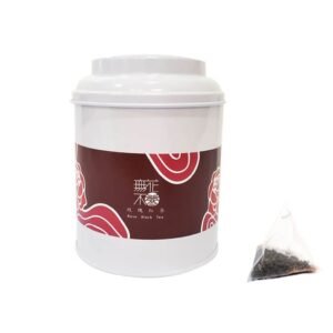【無花不茶】原葉花茶系列-紅茶款：玫瑰紅茶—3g三角茶包*10入圓鐵罐裝*2罐