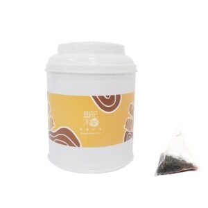 【無花不茶】原葉花茶系列-紅茶款：金薑紅茶—3g三角茶包*10入圓鐵罐裝*2罐