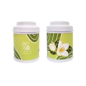 【無花不茶】原葉花茶系列-原味經典款:茉莉綠茶—3g三角茶包*3入小鐵罐裝*5罐