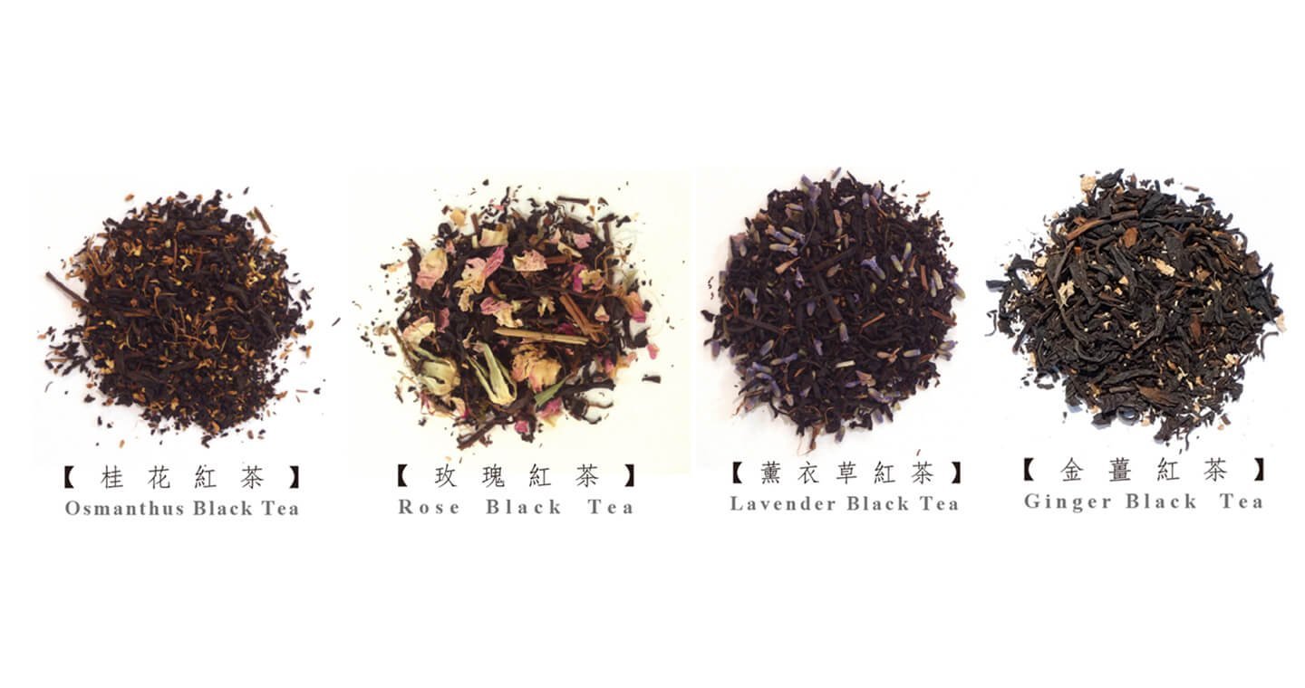 【無花不茶】原葉花茶系列-紅茶款:桂花紅茶—3g三角茶包*3入小鐵罐裝*5罐 - Image 3