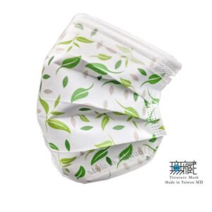 清新茶葉 三層防護口罩|成人款5入裝*6包