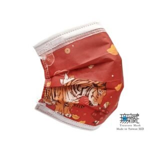 老虎與女孩 三層防護口罩|成人款5入裝*6包