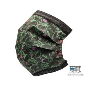 黑底薔薇 三層防護口罩|成人款5入裝*6包