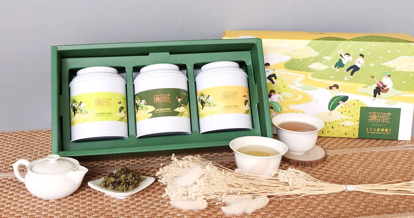 客製化茶葉禮盒【無藏 | 甜潤款】阿里山故事茶3入大禮盒 ─ 勇敢成長 / 暖韻甘醇 - Image 2