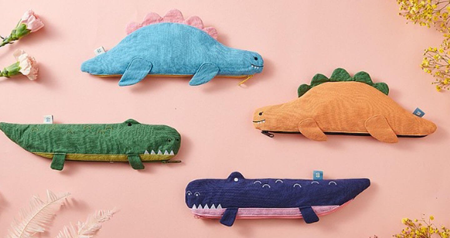【無藏嚴選】Fun Reptilians 好心情隨身袋 - 恐龍系列:水藍色 - Image 3