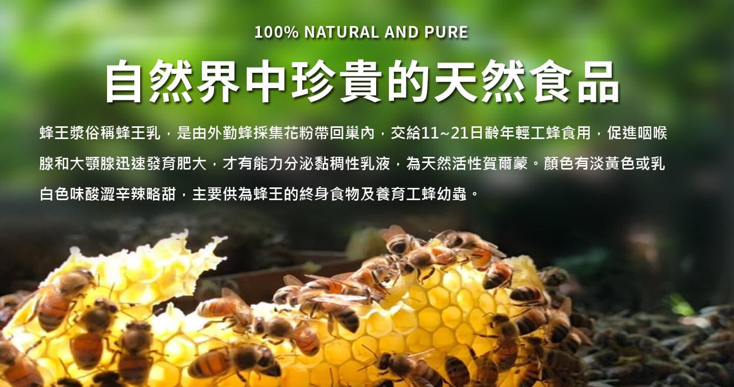 蜂王乳凍晶植物膠囊(100粒) - Image 3