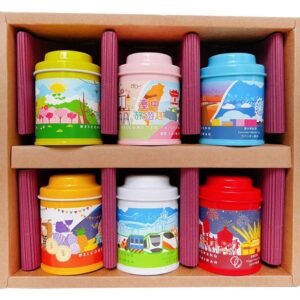 【臺中旅遊趣：山海屯+食住樂】無藏 綜合款凍頂花茶三角茶包6入小罐禮盒
