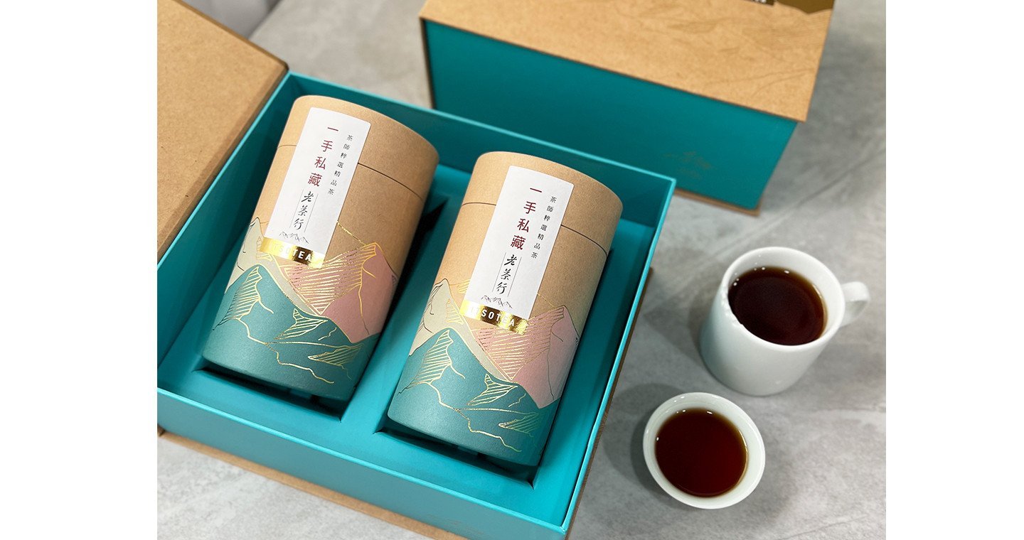 台灣茶禮盒|一手蜜香紅茶-茶葉200公克 (100公克X2罐/盒)