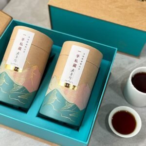 台灣茶禮盒|台灣魚池十八號紅茶-茶葉150公克 (75公克X2罐/盒)