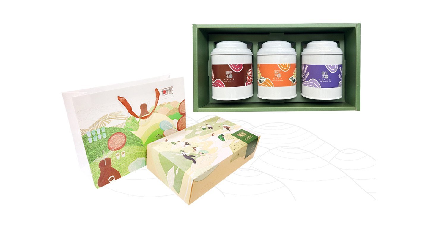 【無花不茶】花入紅茶【桂花紅茶+玫瑰紅茶+薰衣草紅茶】三入大罐裝綜合茶包禮 大禮盒 - Image 2