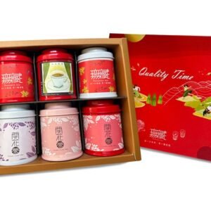 【無藏嚴選】閨密禮盒-開花茶+臺茶紅茶綜合6入小罐組 – 全彩盒