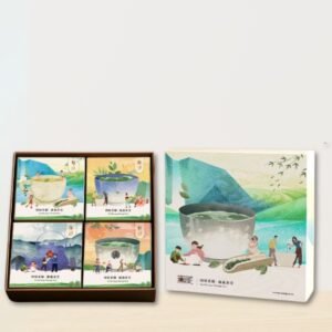 Z2-2【無藏茗茶】X【可瑞特設計】X【伊甸基金會】聯名公益禮盒—【四時茶願·歲歲平安】綜合茶包茶食禮盒組