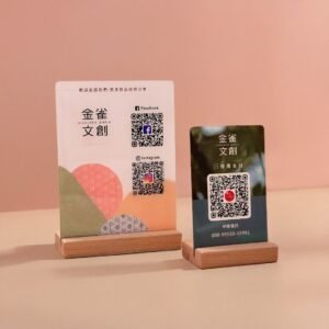 快速出貨 QR Code立牌 免費排版 壓克力印刷 防水 開店 開業 送禮