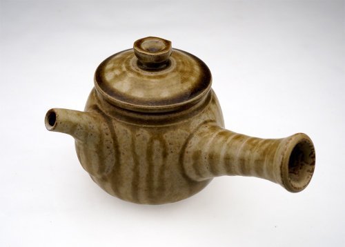 【預購】櫻花木灰釉側把壺420cc | 母親節禮盒陶瓷茶壺單品 - Image 3