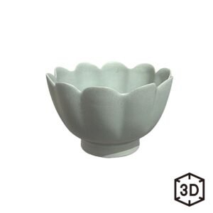 北宋 汝窯 青瓷蓮花式溫碗　數位收藏