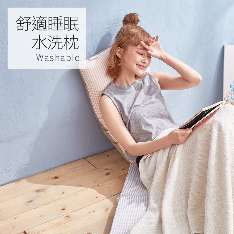 【台灣製】枕頭 / 水洗枕【樂芙舒適睡眠水洗枕】特殊網狀設計 - Image 4