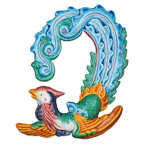 【預購】傳統與創新的完美融合 鹿港窯 鳳凰呈祥 無邊際框交趾陶 畢業禮物 - Image 3