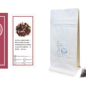 【無花不茶】原葉花茶系列-烏龍款：玫瑰烏龍—3g三角茶包*10入裝*2袋