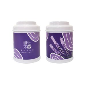 【無花不茶】原葉花茶系列-紅茶款：薰衣草紅茶—3g三角茶包*3入小鐵罐裝*5罐