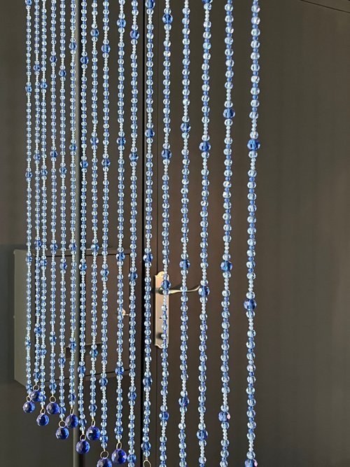 潔西卡水晶 A019 藍色手工水晶珠簾 尺寸訂製報價 台灣設計生產 - Image 3