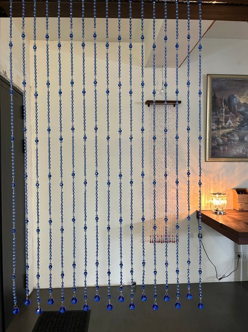 潔西卡水晶 A019 藍色手工水晶珠簾 尺寸訂製報價 台灣設計生產 - Image 4