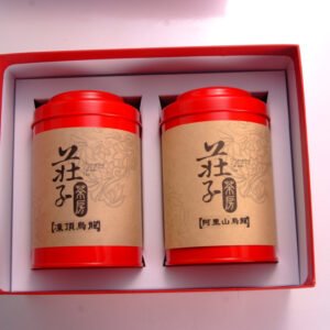 禮盒組 凍頂烏龍(150g)+ 黑烏龍(炭焙烏龍)(150g)