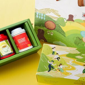 臺茶紅茶【金萱紅茶+紅玉紅茶+紅韻紅茶】三入綜合小茶禮 – 全彩盒 (1散茶+2茶包)*2組