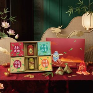 M2【無藏】端午公益禮盒 喜慶大禮盒【騰躍】豪華綜合澎湃茶食禮 (2小茶罐+4茶食)