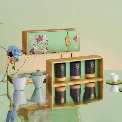 【茶葉禮盒】韻竹禮盒-國宴級國際得獎摘星台灣茶葉環保禮盒 - Image 4