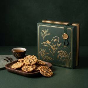 4包組【番路鄉農會】茶燒米果-青心烏龍口味 (120g/袋)-米糧精品
