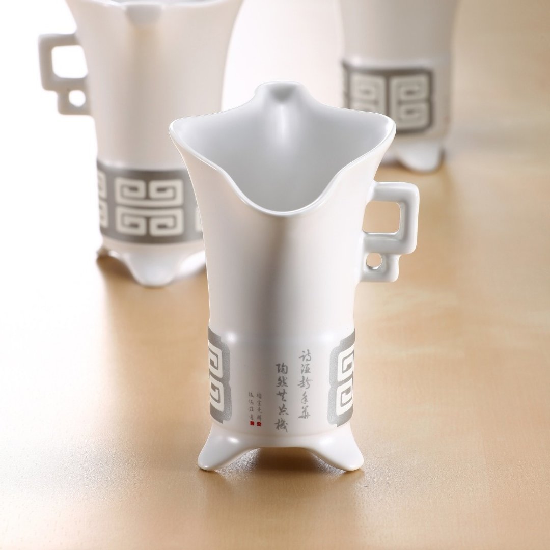 【台灣製】酒杯 杯子 樽爵 詩酒年華 瓷台灣製 辦公用品 送禮 禮品