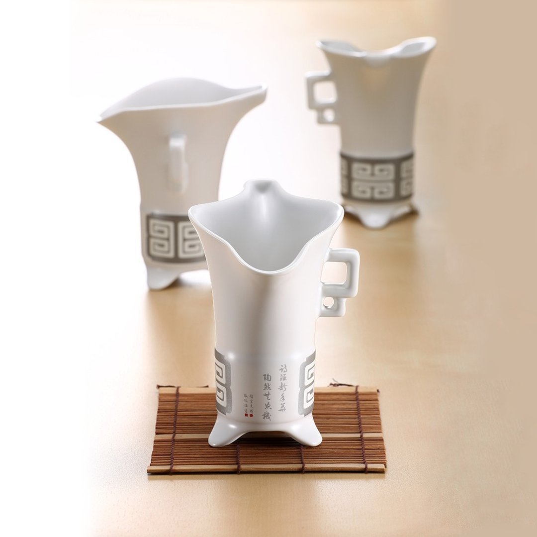 【台灣製】酒杯 杯子 樽爵 詩酒年華 瓷台灣製 辦公用品 送禮 禮品 - Image 2
