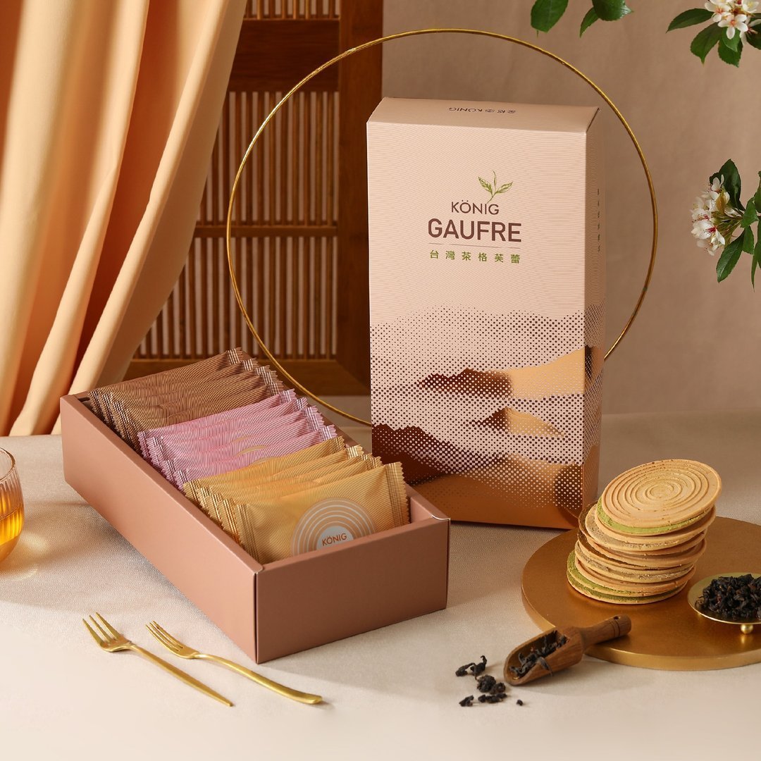 【預購】【台灣製】【台灣製】【金格食品】台灣茶格芙蕾禮盒(紅玉紅茶/東方美人茶/金萱烏龍茶) - Image 3