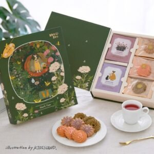 【喜憨兒】恬靜花園禮盒(B) I 花草茶 I 餅乾 I 端午送禮