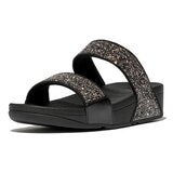 FitFlop 女雙寬帶拖鞋 黑