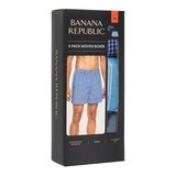 Banana Republic 男平織寬版內褲 3入組