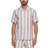 GAP 男麻棉短袖襯衫